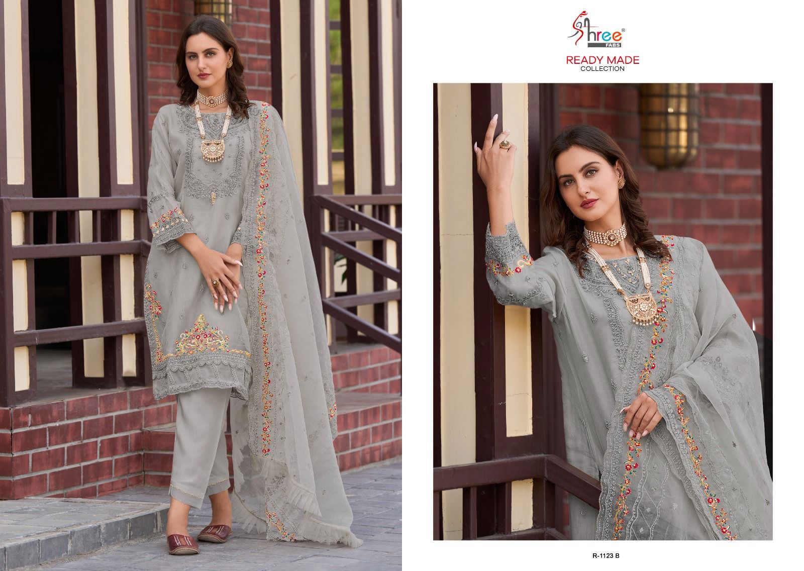 Shree R 1123 Colors Readymade Pakistani Suit Catalog